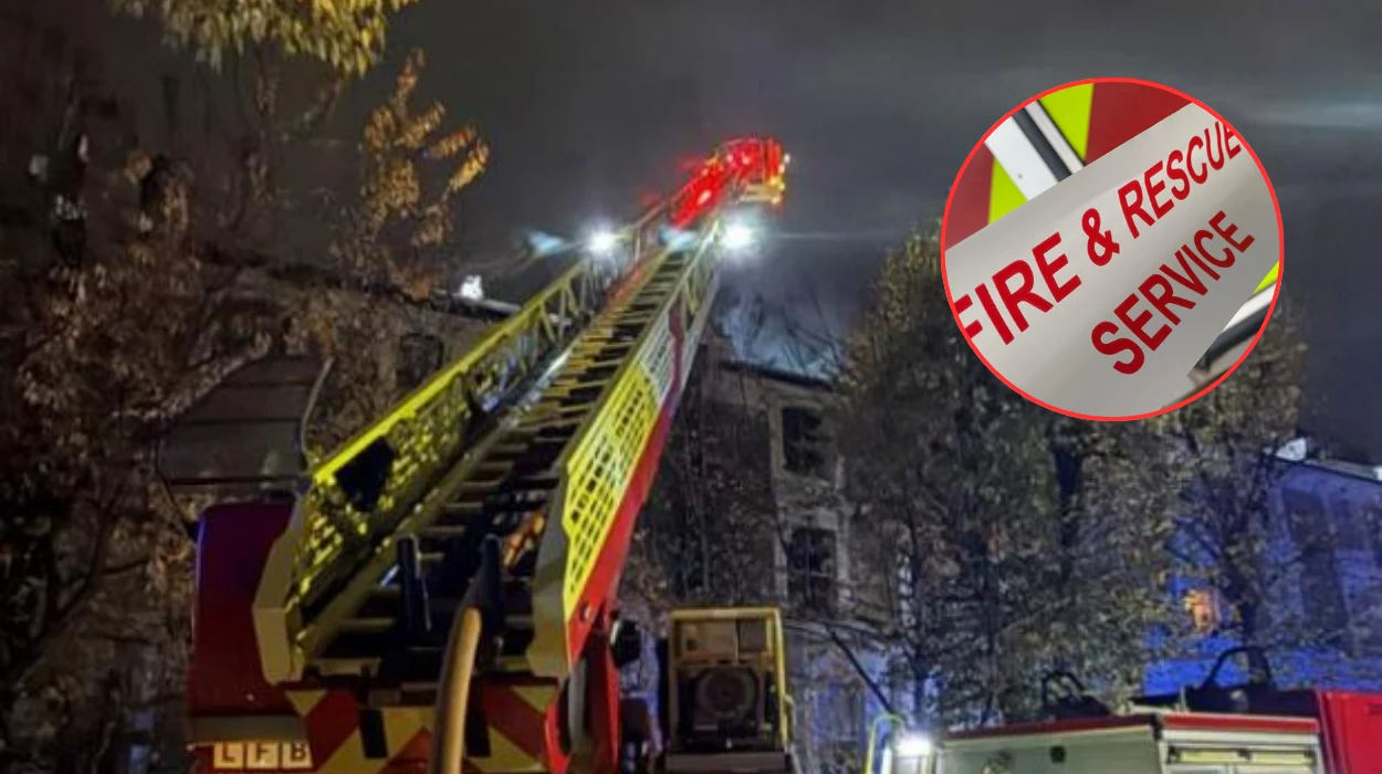 Around 100 firefighters tackling major house fire in west London