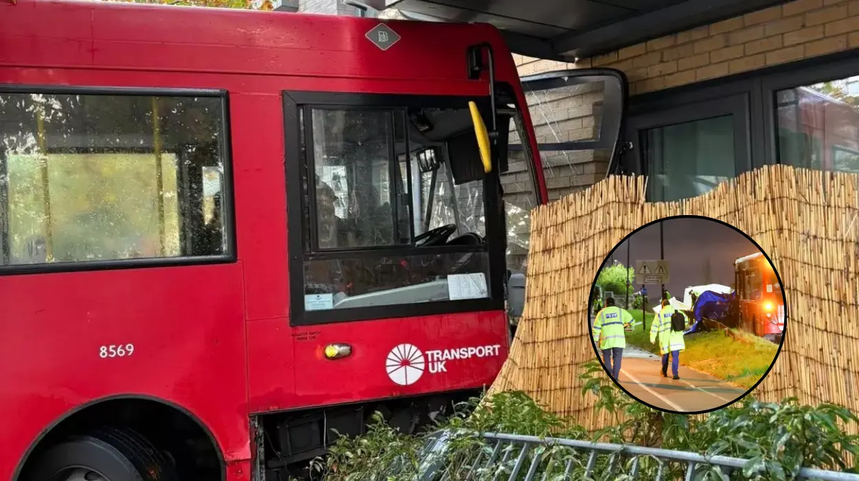 Feltham H25 Bus Crashes into Flats – Injuries Reported