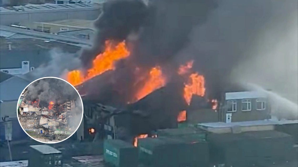 Southall Retail Warehouse Fire Declared Major Incident by LFB