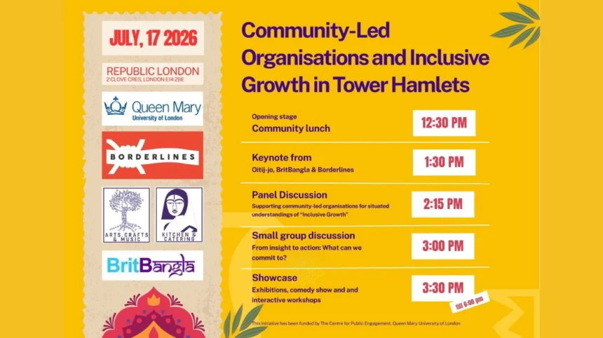 Community-Led Organisations Event in Tower Hamlets
