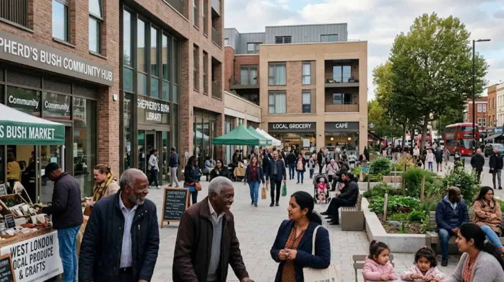 What is the future of community life in West London?