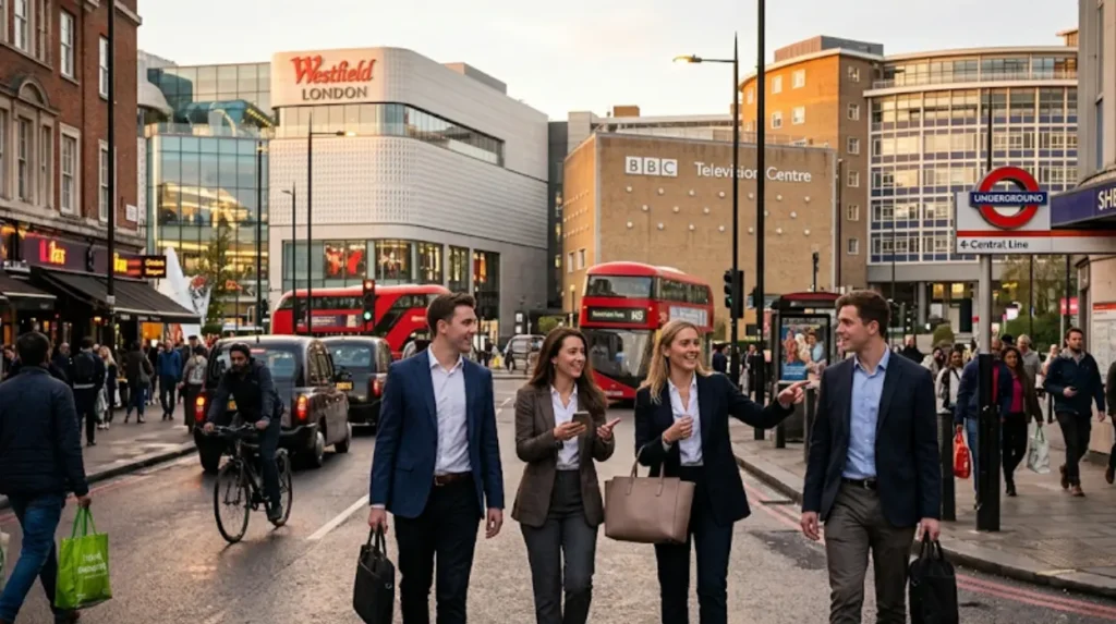 What makes West London attractive for young professionals?