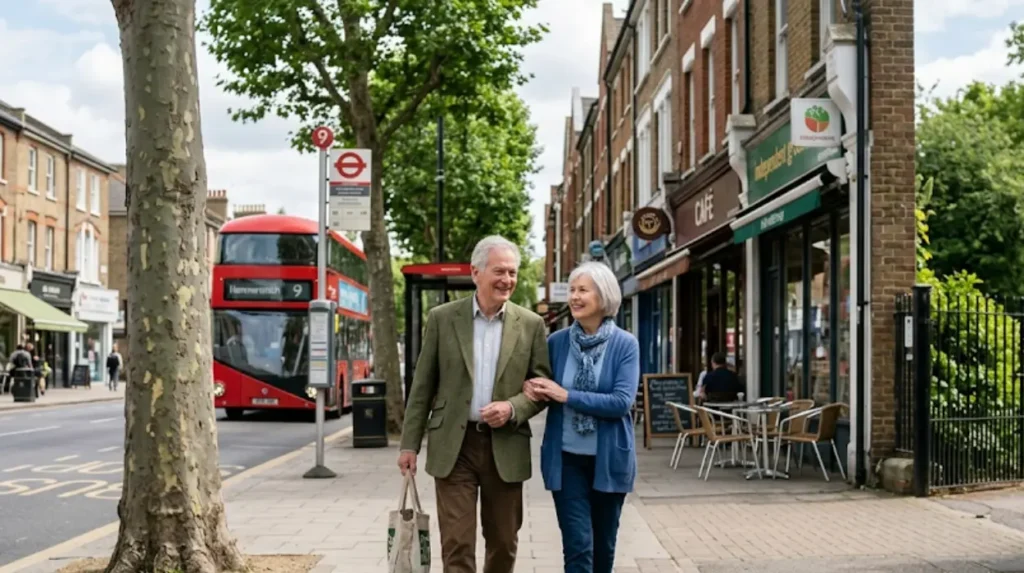 What makes West London suitable for retirees?