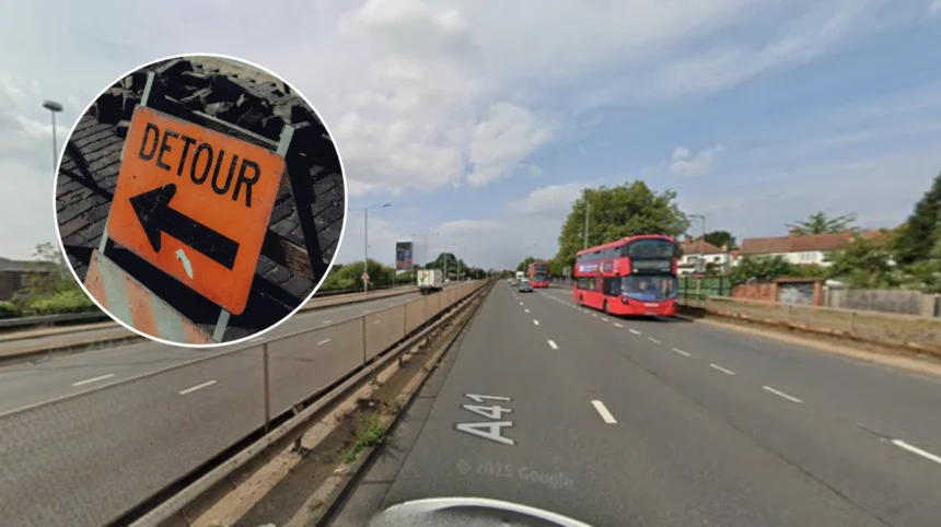 Major A41 Brent Cross Flyover Disruption Continues In Brent 2026