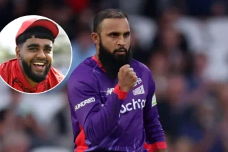 Rehan Ahmed Replaces Injured Adil Rashid UK Chester-le-Street 2026