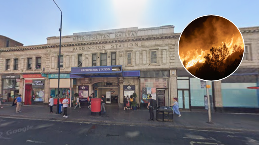 Train Lines Suspended After Major Trackside Fire West London 2026