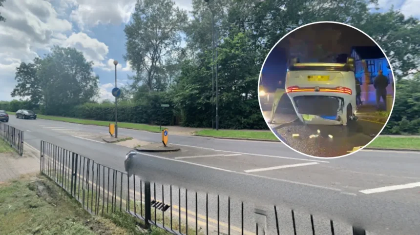 Car Overturns in Harrow Watford Road Hospitalized 2026