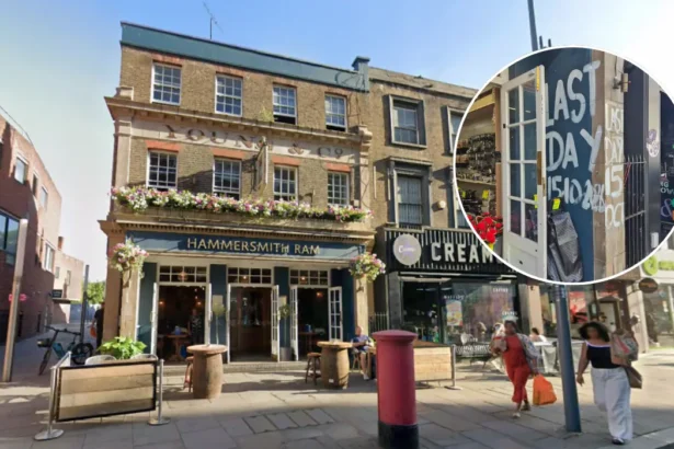 Hammersmith Ram Pub Closing Unauthorised Discount Store in Hammersmith 2026