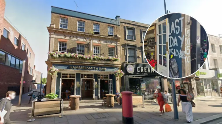 Hammersmith Ram Pub Closing Unauthorised Discount Store in Hammersmith 2026