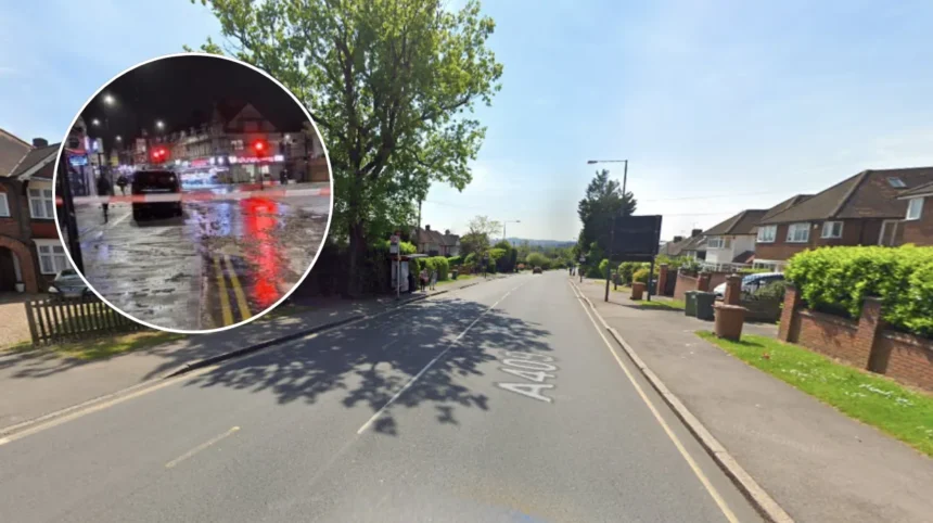Harrow A409 Road Closure And Flooding Incident In Wealdstone 2026